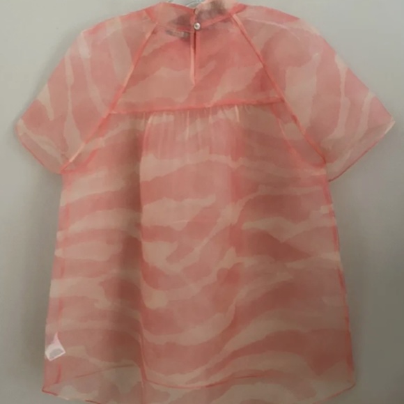 Brand New DANIEL RAINN MOCK-NECK SHORT-SLEEVE BLOUSE - Picture 15 of 16